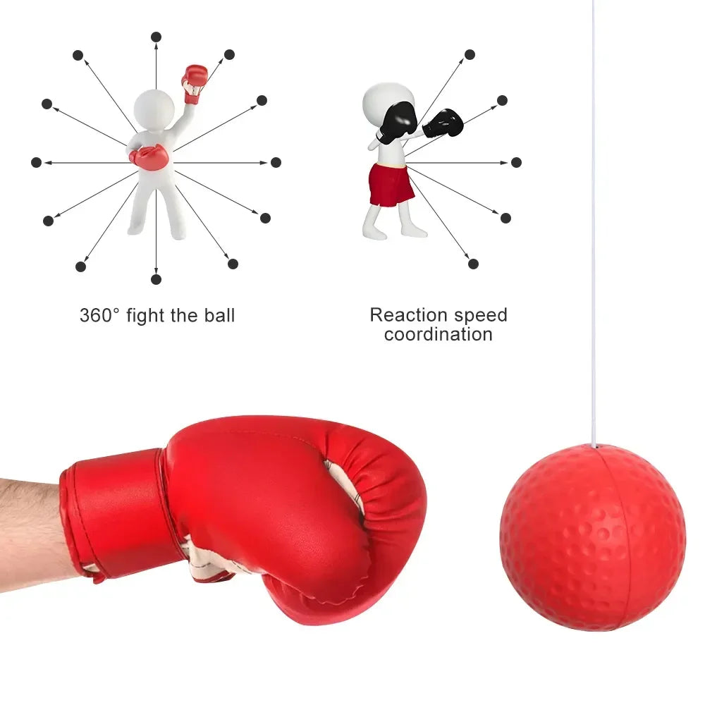 Moonbiffy Head-mounted punch ball