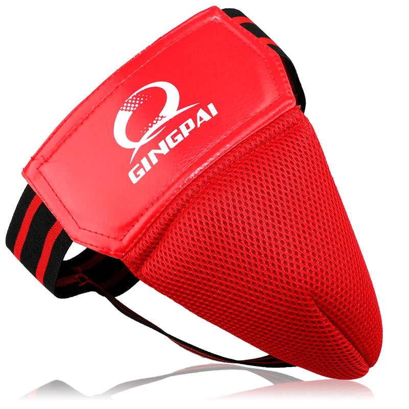 GINGPAI SPORT Red/Black Groin Guard