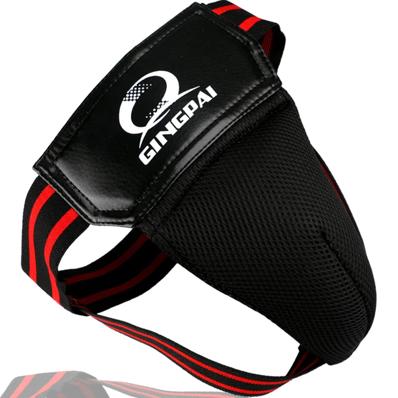 GINGPAI SPORT Red/Black Groin Guard